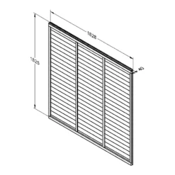 Forest Larchlap Fence Panel - 6ft X 6ft -GreenScape Sales Store 13625410 1974936425381414