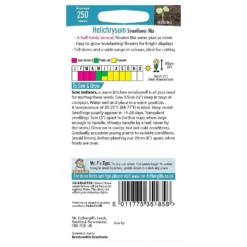 Mr. Fothergill's Helichrysum Strawflower Mix Seeds -GreenScape Sales Store 13890259 6134971031432038