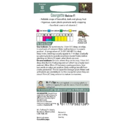 Mr. Fothergill's Courgette Blackstar F1 Seeds -GreenScape Sales Store 13890262 1304971031294623