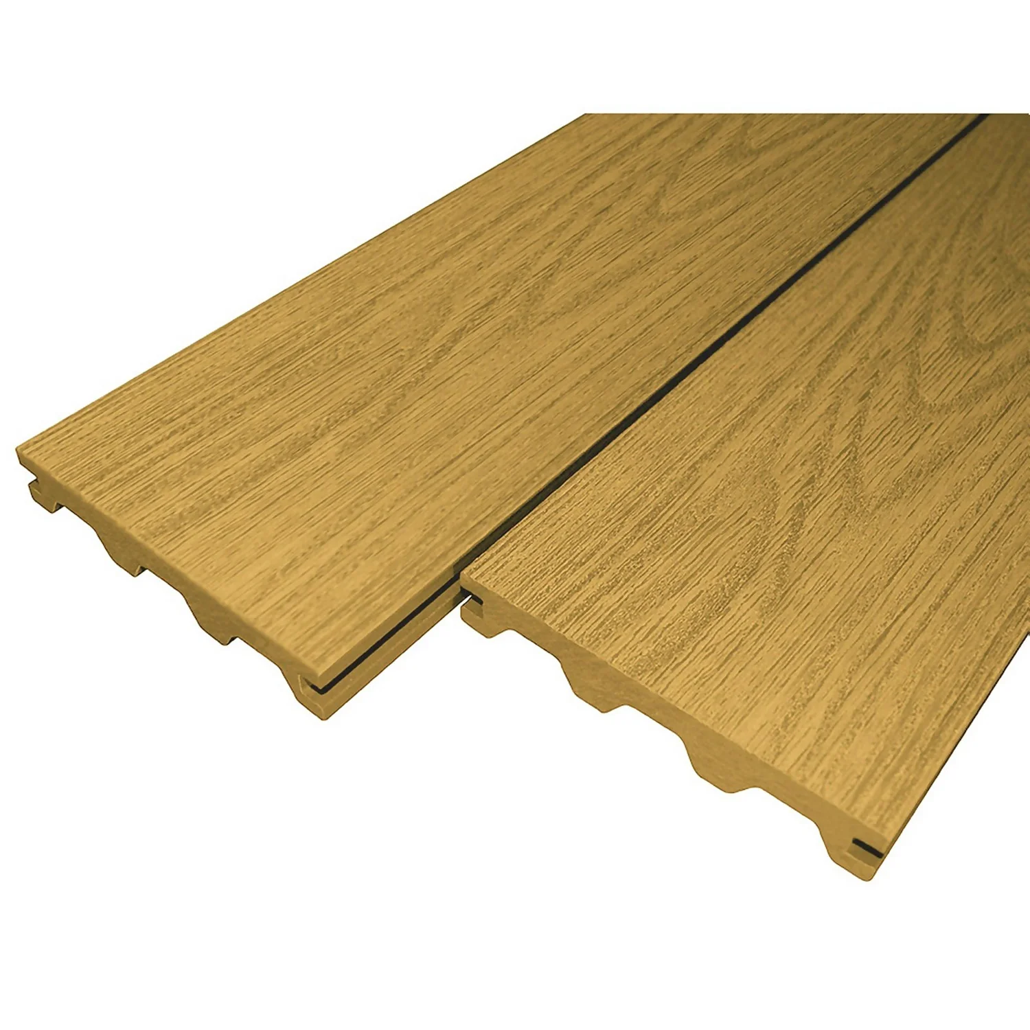 Victoria Composite Decking Woodgrain 20 Pack Teak - 10.08 M2 3 Victoria Composite Decking Woodgrain 20 Pack Teak - 10.08 M2