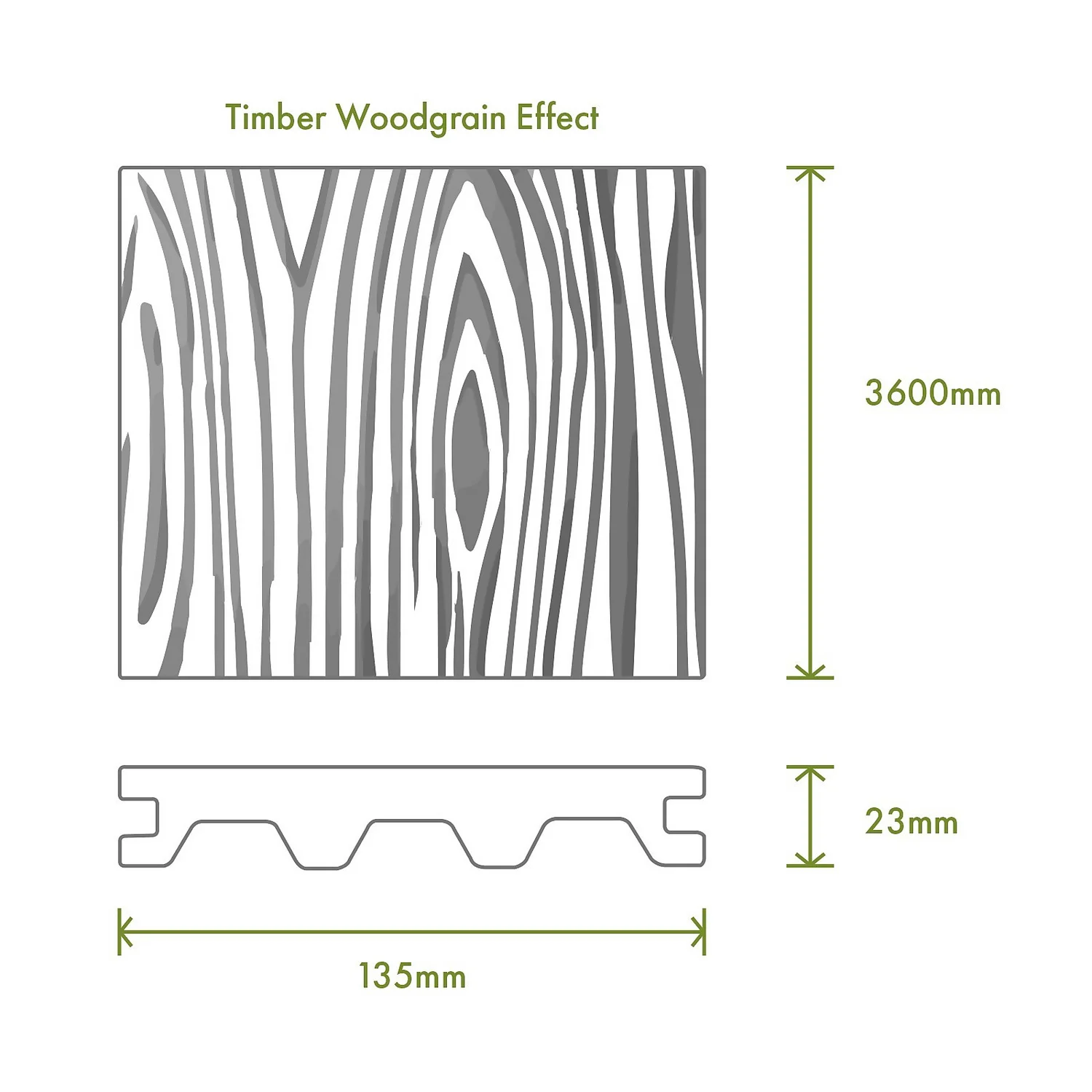 Victoria Composite Decking Woodgrain 30 Pack Redwood - 15.12 M2 5 Victoria Composite Decking Woodgrain 30 Pack Redwood - 15.12 M2 - Image 3
