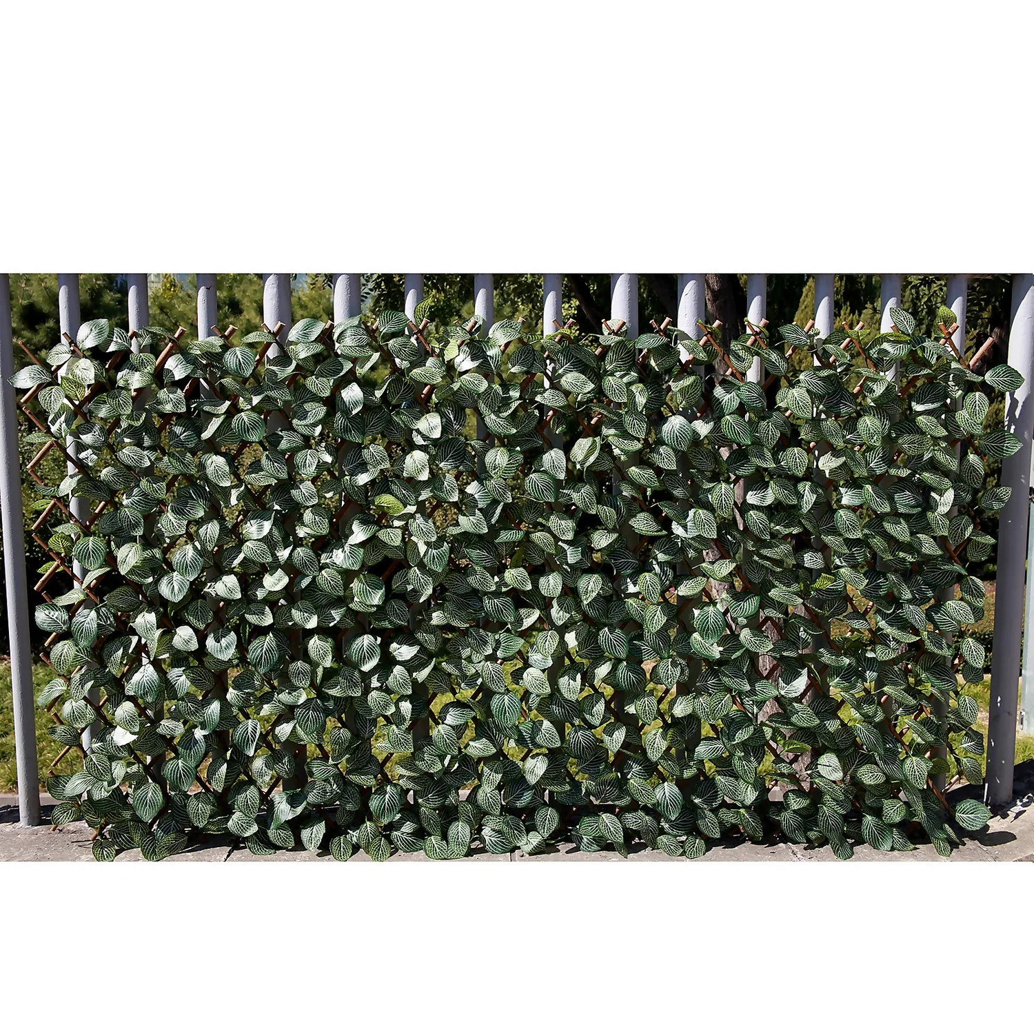 Faux Leaf Trellis 90x180cm - Green Leaf 4 Faux Leaf Trellis 90x180cm - Green Leaf - Image 2