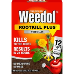 Weedol Rootkill Plus 12 Liquid Concentrate Tubes