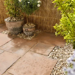 Stylish Stone Belfrey Random Patio Kit 5.76sqm - Autumn Brown -GreenScape Sales Store 14537693 2255047774011351
