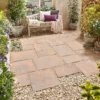 Stylish Stone Belfrey Random Patio Kit 5.76sqm - Autumn Brown -GreenScape Sales Store 14537693 2305047773921909