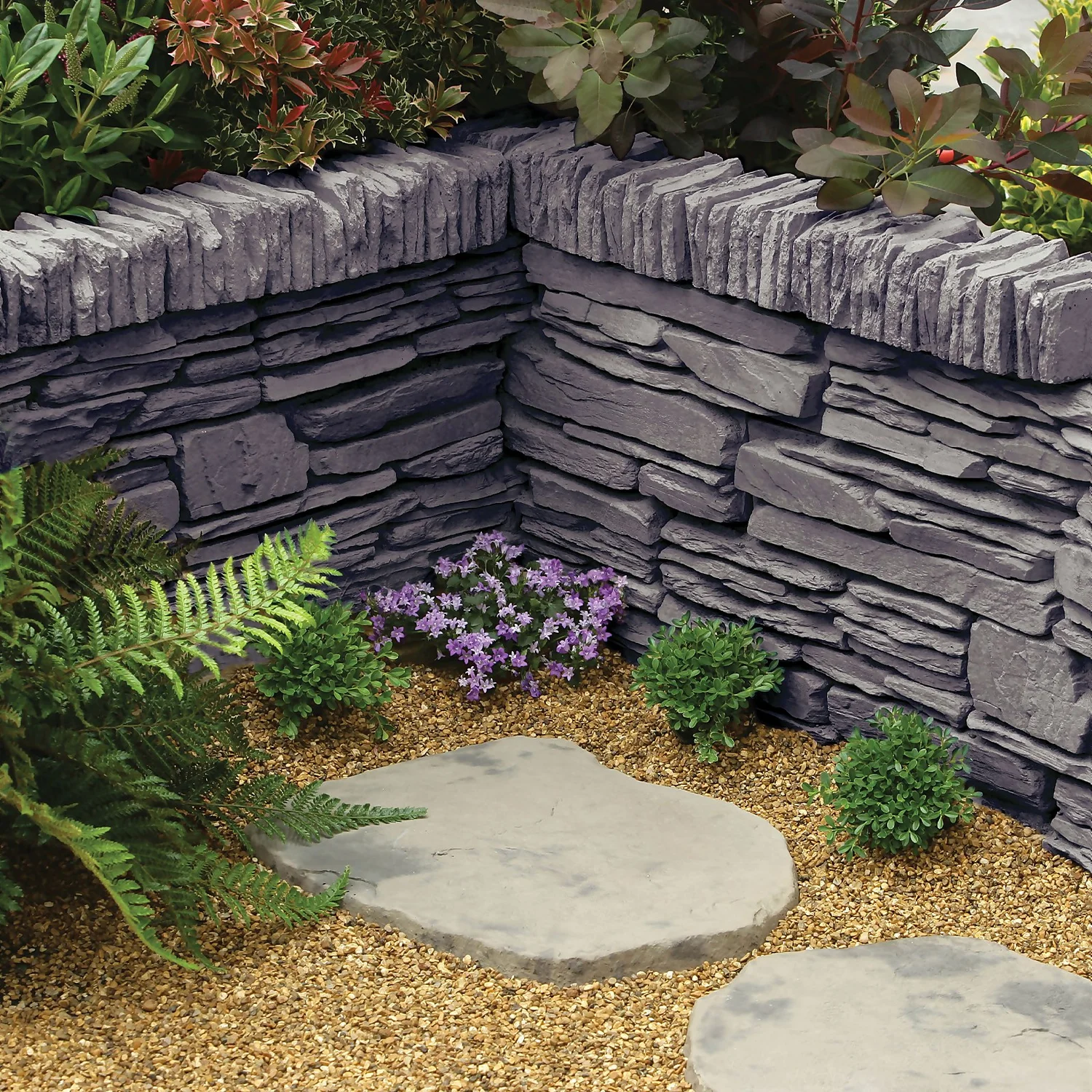 Stylish Stone Daleside Walling Half Block - Slate 3 Stylish Stone Daleside Walling Half Block - Slate